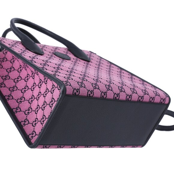 Gucci Small Retro Interlocking G Tote Monogram GG Multicolor Bag Pink - Picture 6 of 10